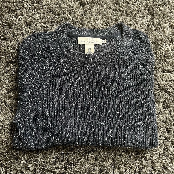 cotton knit Navy sweater Size Medium - L.O.G.G by H&M - Picture 7 of 7